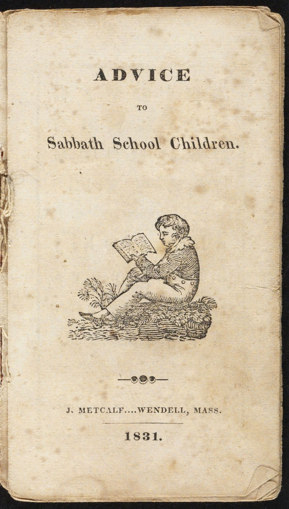 Scan 0003 of Advice to sabbath school children