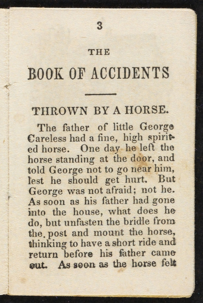 Scan 0005 of The book of accidents, or, Warnings to the heedless