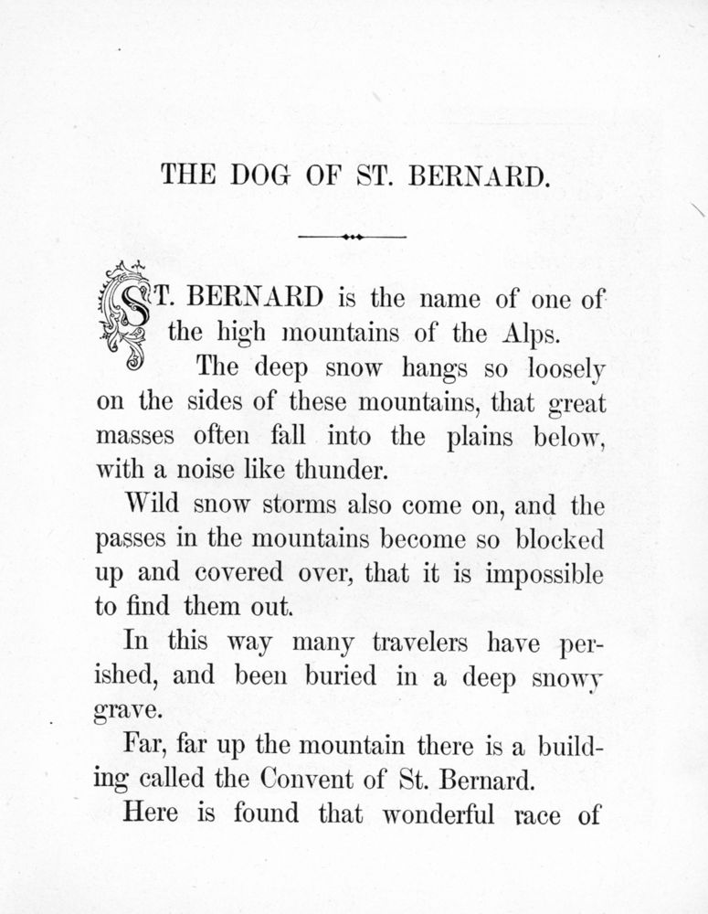Scan 0004 of Dog of St. Bernard and other stories [State 1]