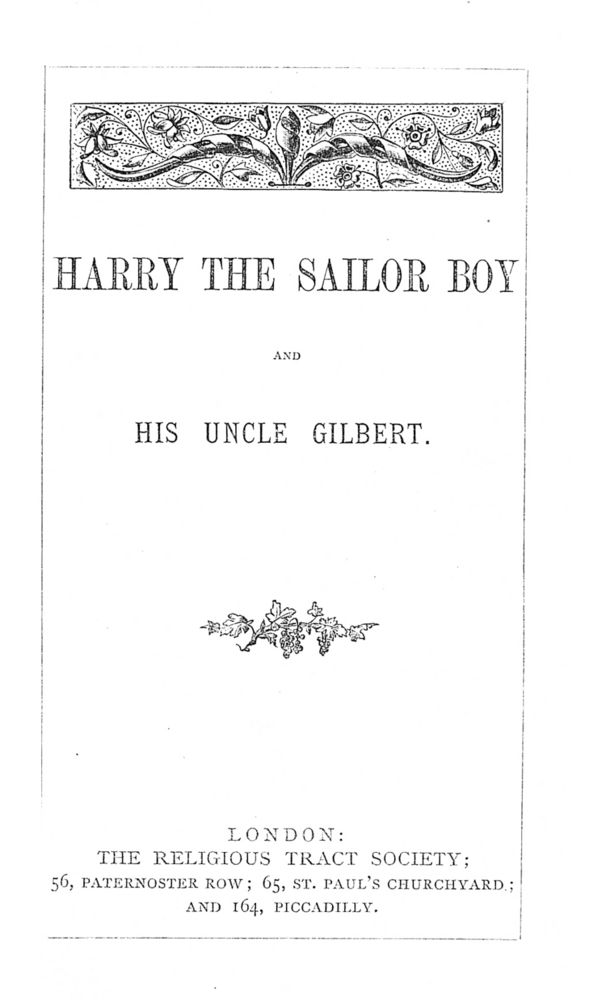 Scan 0005 of Harry the sailor boy and his uncle Gilbert
