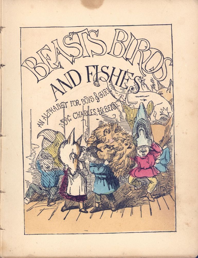 Scan 0003 of Illustrated gift book : Alphabet of animals, Aunt Effie