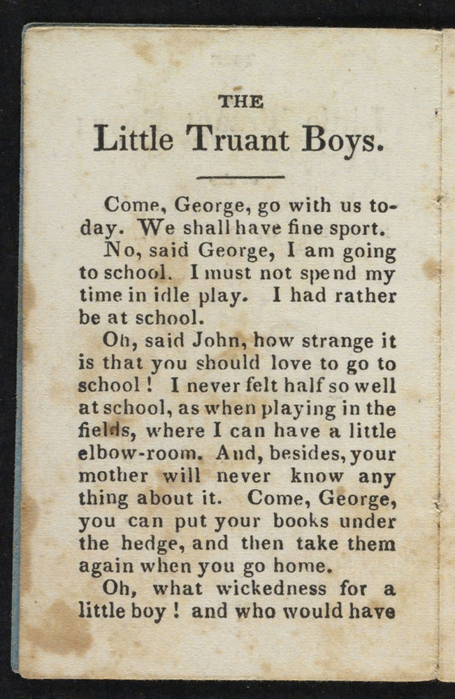 Scan 0004 of The little truant boys, or, The dangers of disobedience