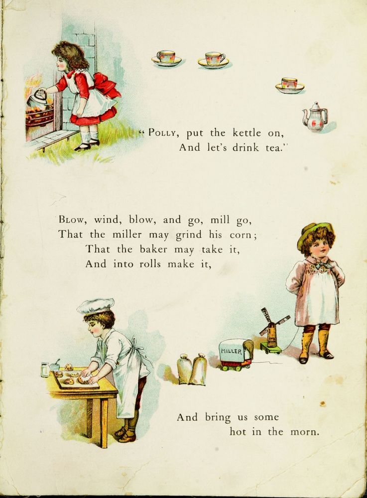 Scan 0011 of Nursery rhymes from Mother Goose with alphabet