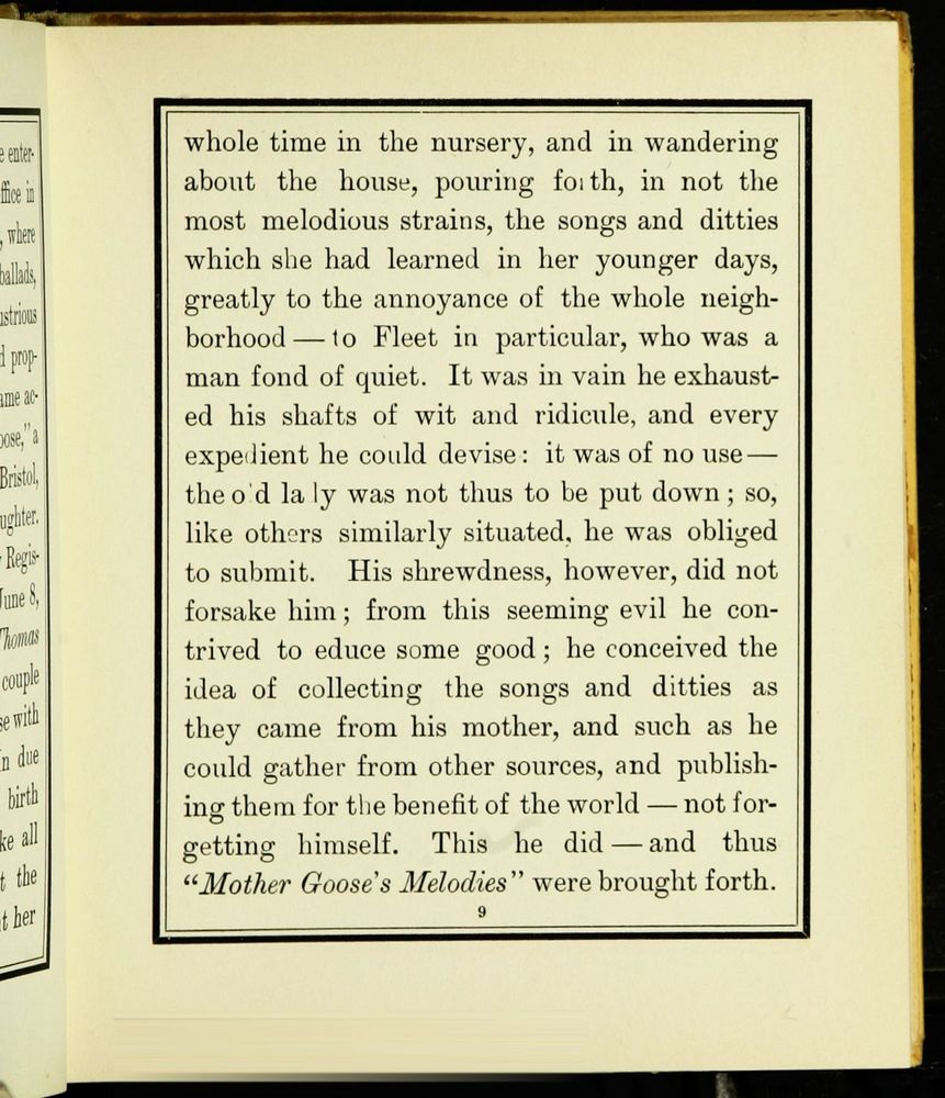 Scan 0025 of The only true Mother Goose melodies