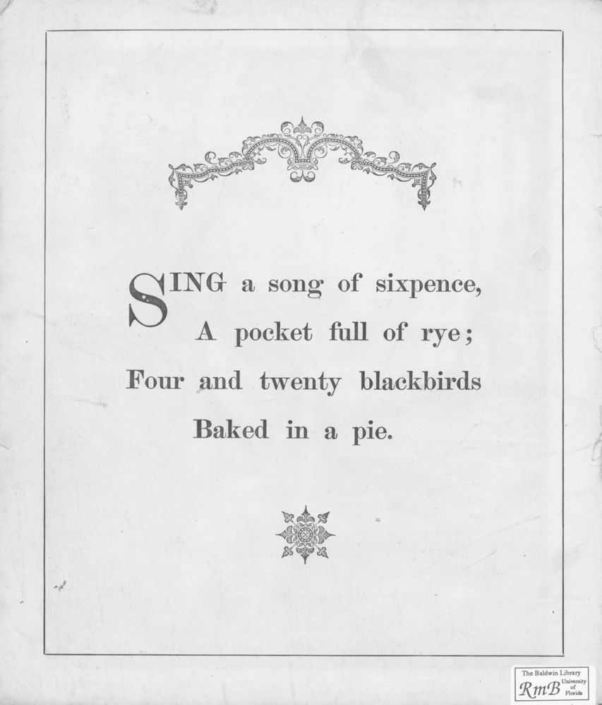 Scan 0002 of Sing a song of six-pence
