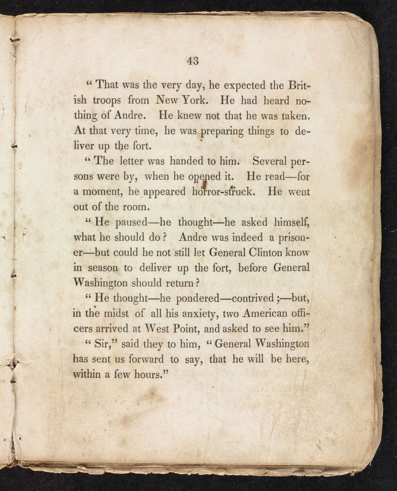 Scan 0043 of Stories about Arnold the traitor, Andre the spy, and Champe the patriot