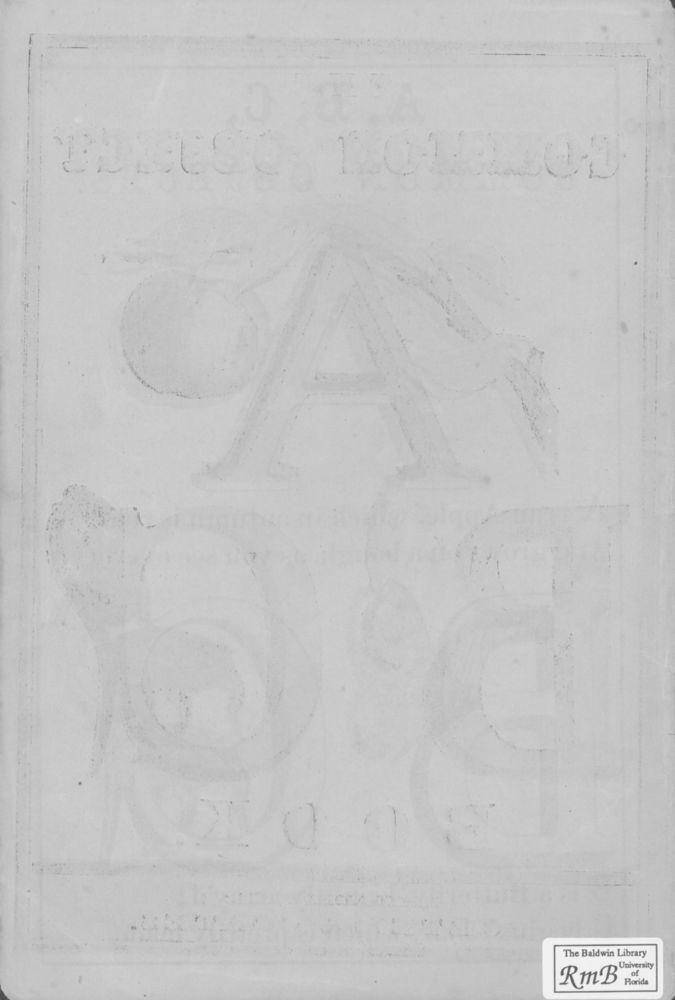 Scan 0002 of The common object ABC book