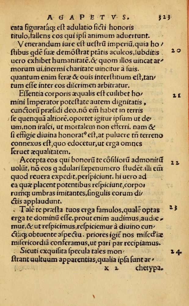 Scan 0329 of Aesopi Phrygis Fabellae Graece & Latine, cum alijs opusculis, quorum index proxima refertur pagella.