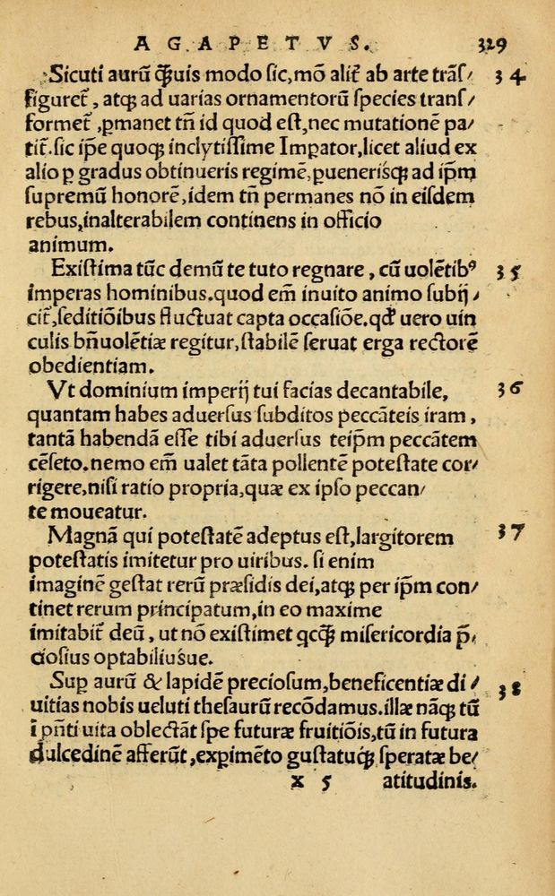 Scan 0335 of Aesopi Phrygis Fabellae Graece & Latine, cum alijs opusculis, quorum index proxima refertur pagella.