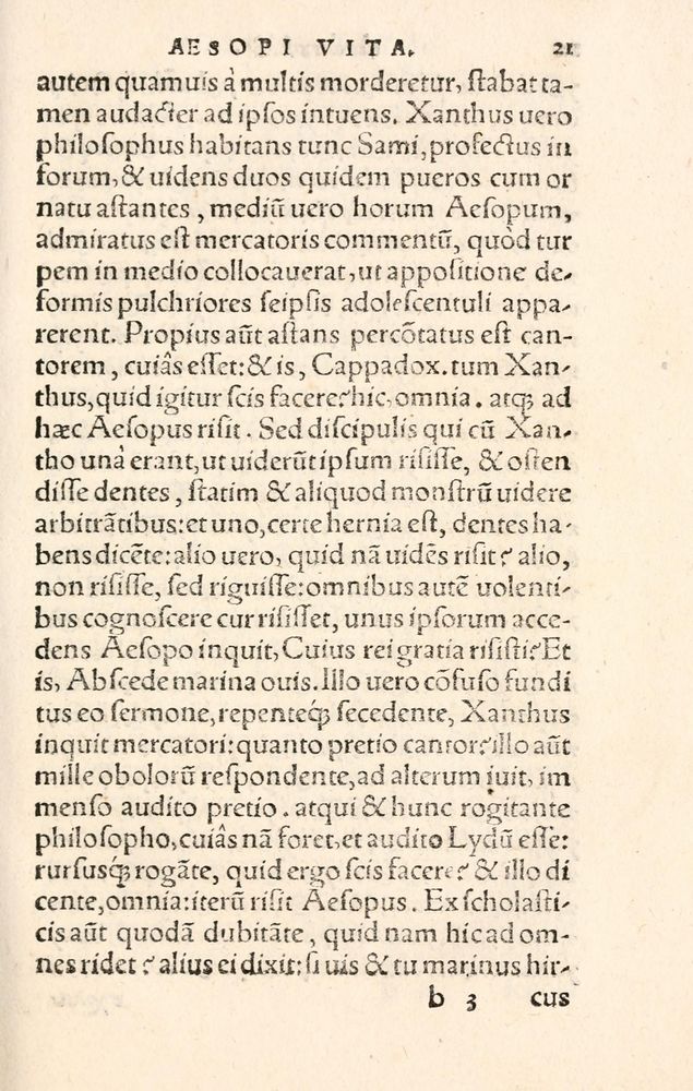 Scan 0029 of Aesopi Phrygis Fabulae græce et latinè