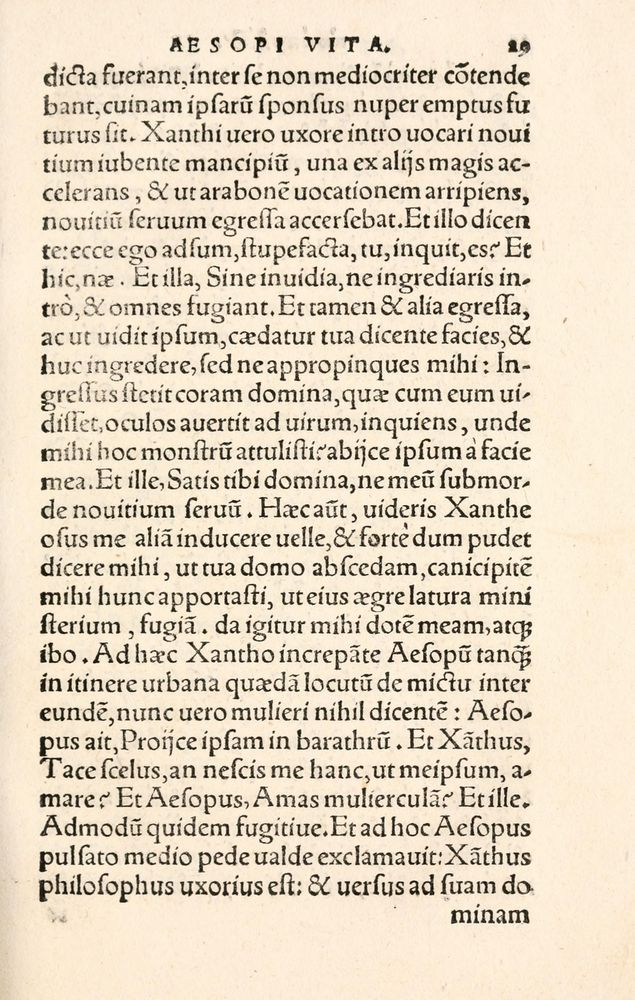 Scan 0037 of Aesopi Phrygis Fabulae græce et latinè