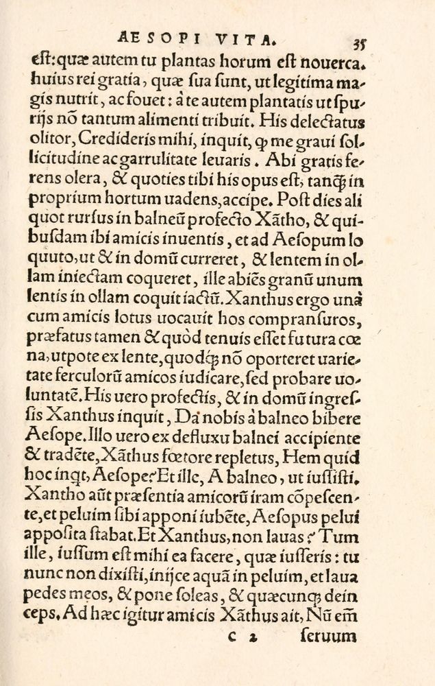 Scan 0043 of Aesopi Phrygis Fabulae græce et latinè