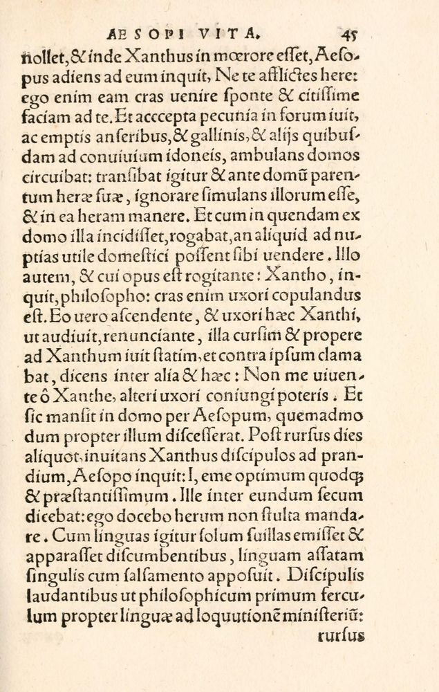 Scan 0053 of Aesopi Phrygis Fabulae græce et latinè