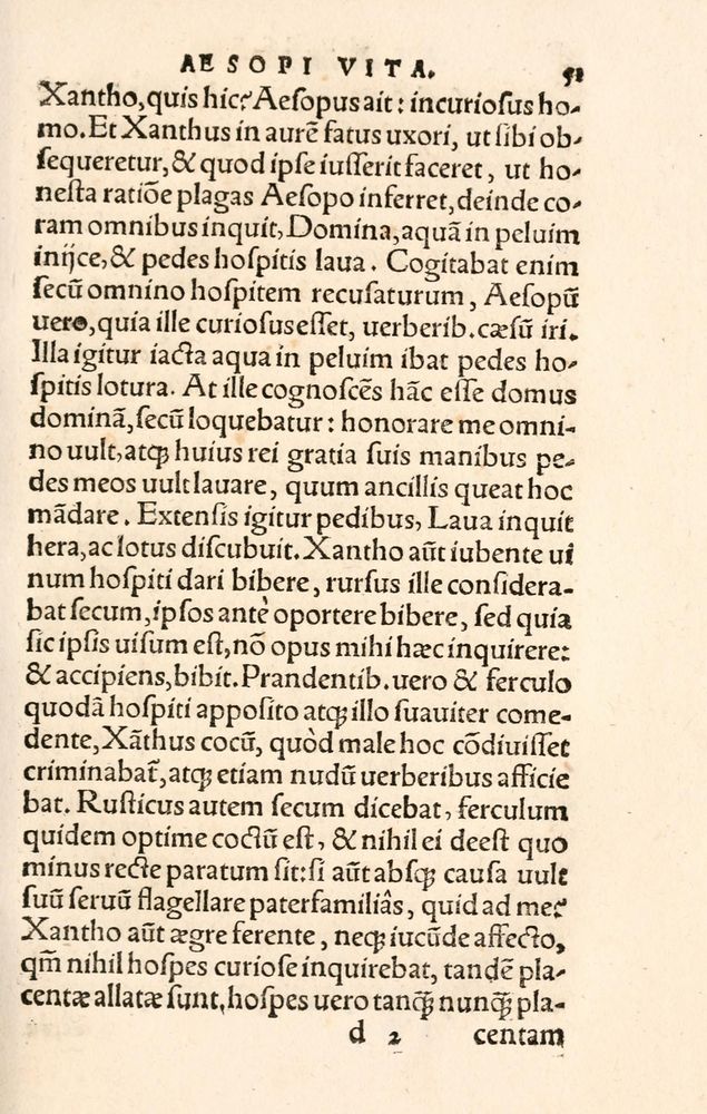 Scan 0059 of Aesopi Phrygis Fabulae græce et latinè