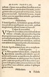 Thumbnail 0121 of Aesopi Phrygis Fabulae græce et latinè