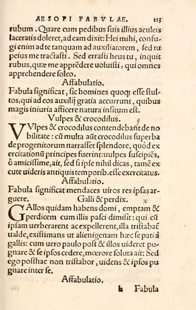 Scan 0121 of Aesopi Phrygis Fabulae græce et latinè