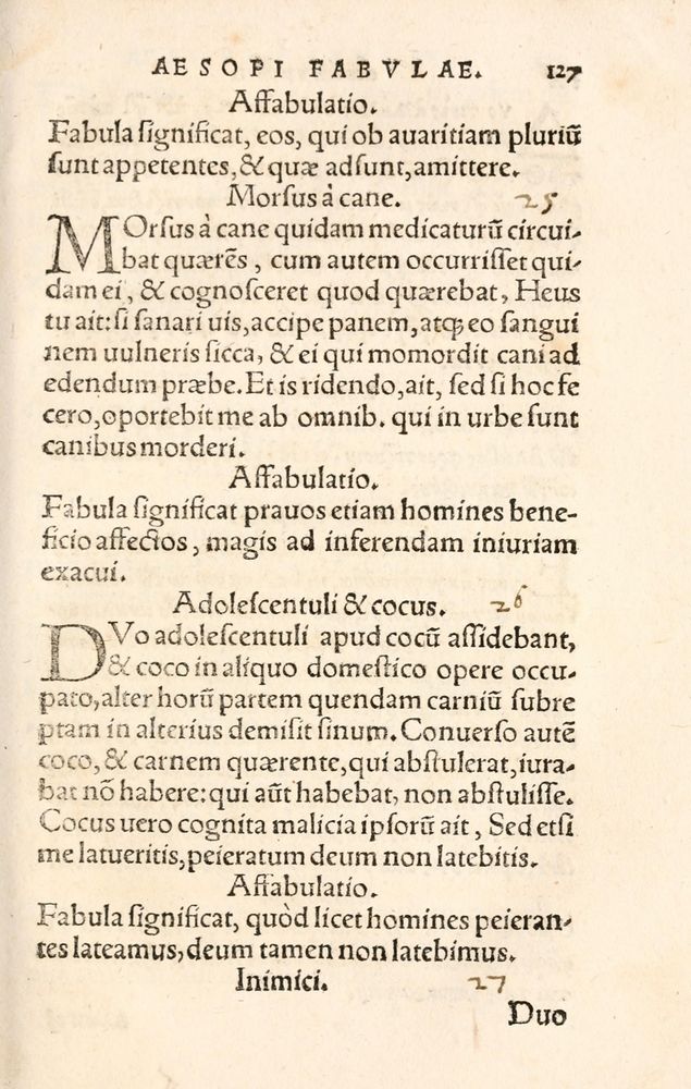 Scan 0135 of Aesopi Phrygis Fabulae græce et latinè