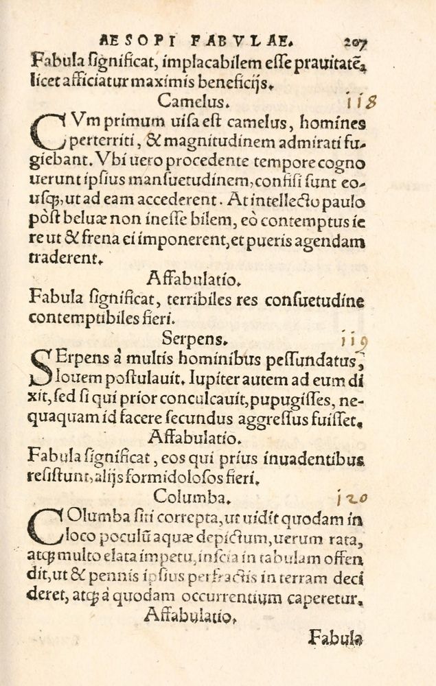 Scan 0215 of Aesopi Phrygis Fabulae græce et latinè