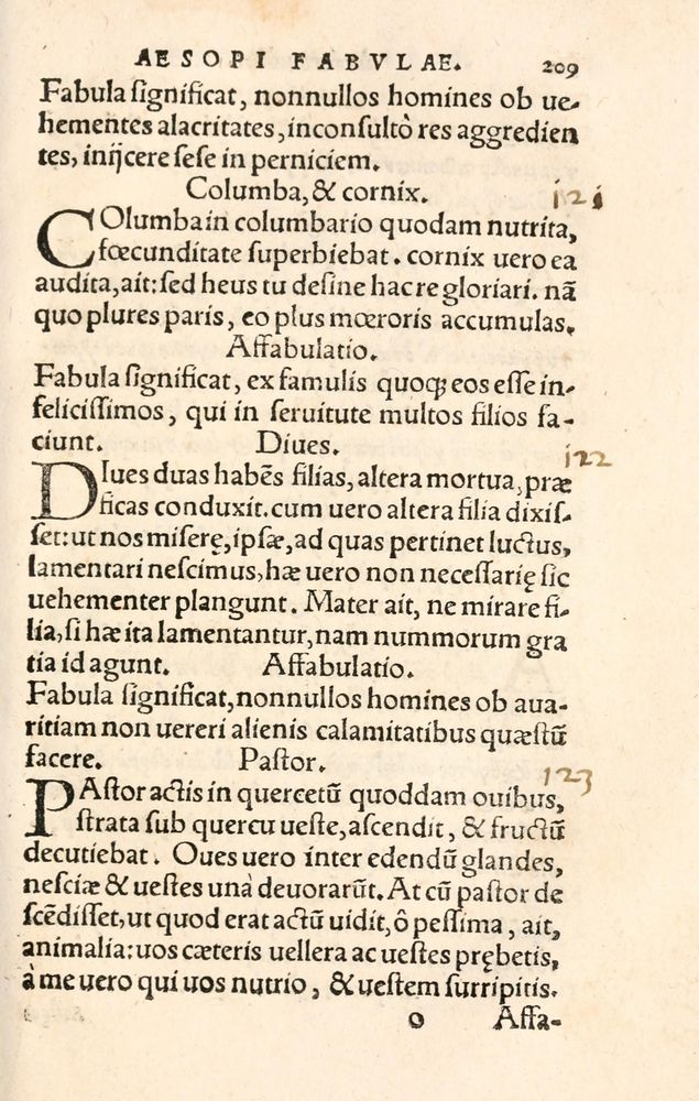 Scan 0217 of Aesopi Phrygis Fabulae græce et latinè