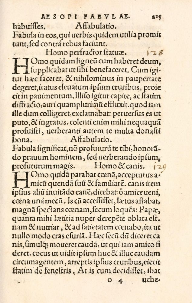 Scan 0223 of Aesopi Phrygis Fabulae græce et latinè