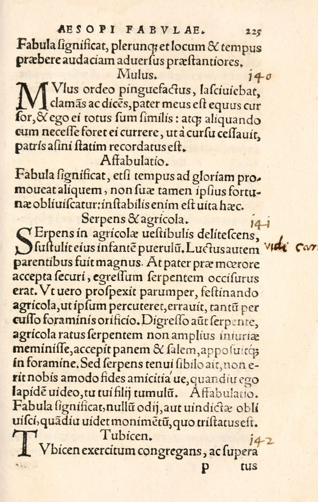 Scan 0233 of Aesopi Phrygis Fabulae græce et latinè
