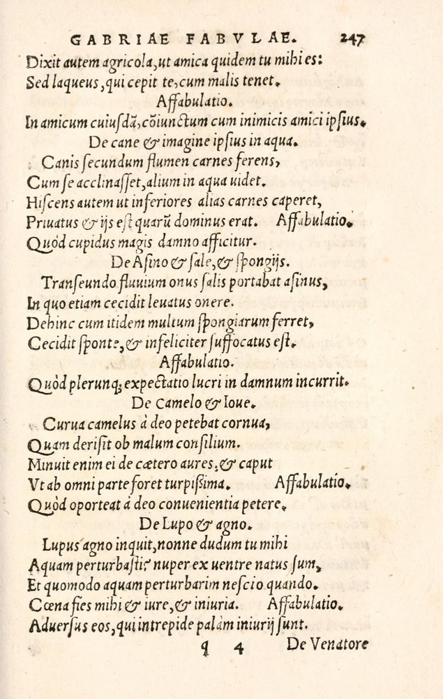 Scan 0255 of Aesopi Phrygis Fabulae græce et latinè