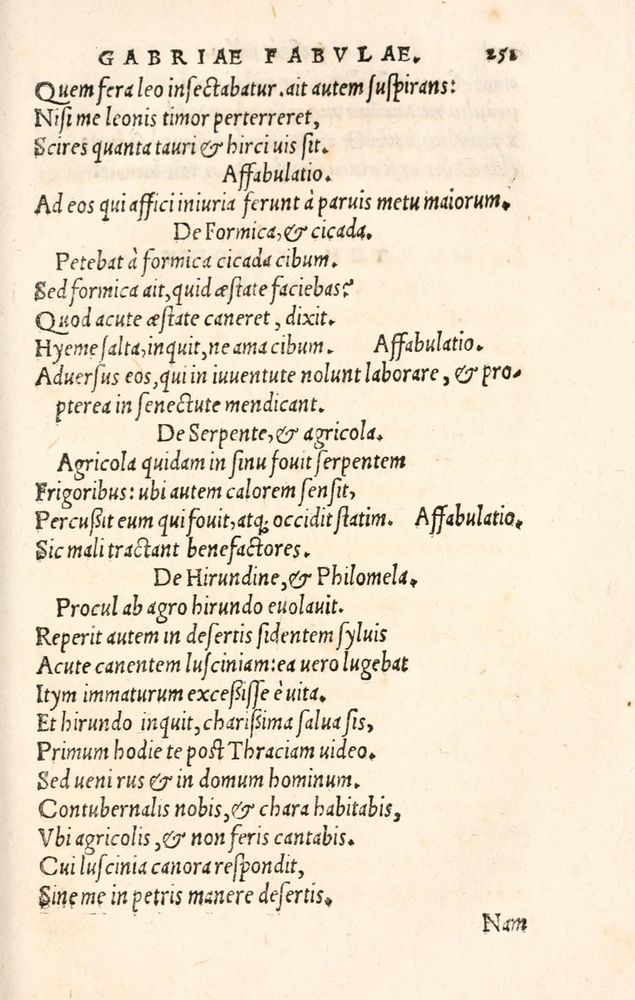 Scan 0259 of Aesopi Phrygis Fabulae græce et latinè