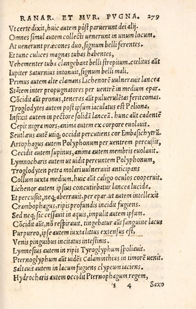 Scan 0287 of Aesopi Phrygis Fabulae græce et latinè