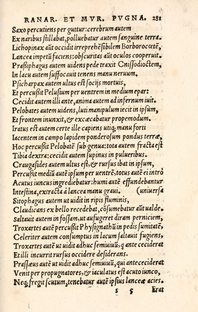 Scan 0289 of Aesopi Phrygis Fabulae græce et latinè