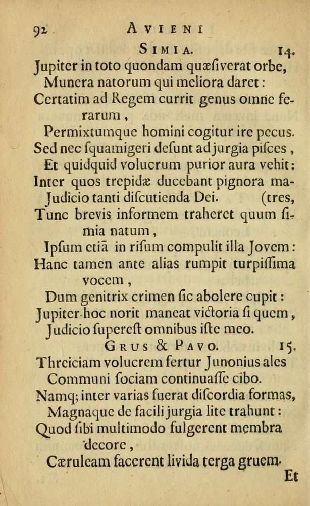 Scan 0096 of Fabulæ Æsopi Graecè & Latinè, nunc denuo selectæ