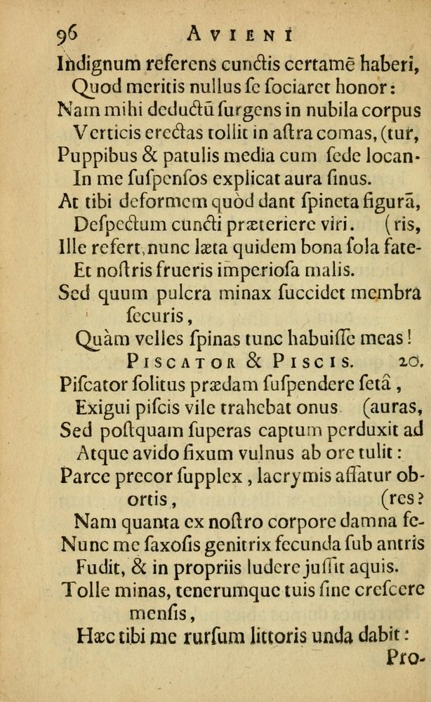 Scan 0100 of Fabulæ Æsopi Graecè & Latinè, nunc denuo selectæ