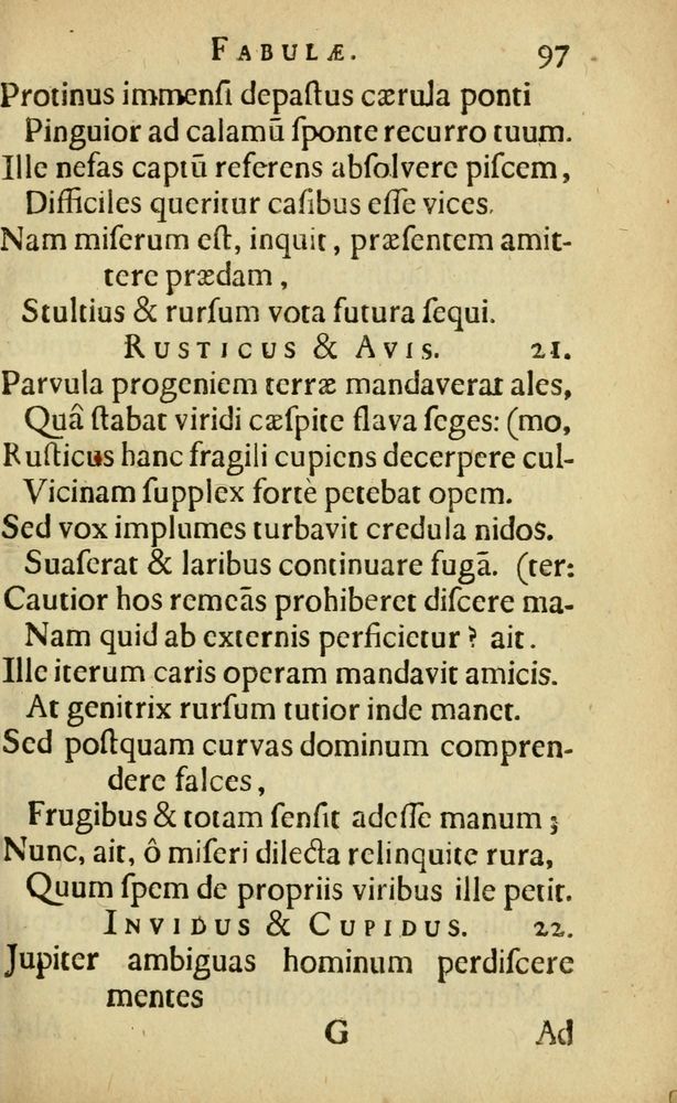 Scan 0101 of Fabulæ Æsopi Graecè & Latinè, nunc denuo selectæ
