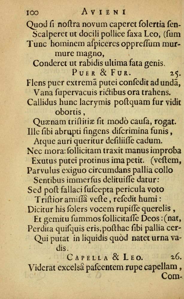 Scan 0104 of Fabulæ Æsopi Graecè & Latinè, nunc denuo selectæ