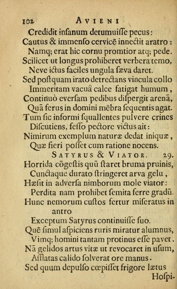 Scan 0106 of Fabulæ Æsopi Graecè & Latinè, nunc denuo selectæ