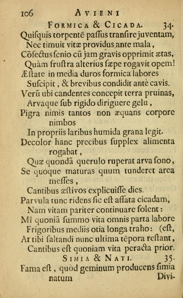 Scan 0110 of Fabulæ Æsopi Graecè & Latinè, nunc denuo selectæ
