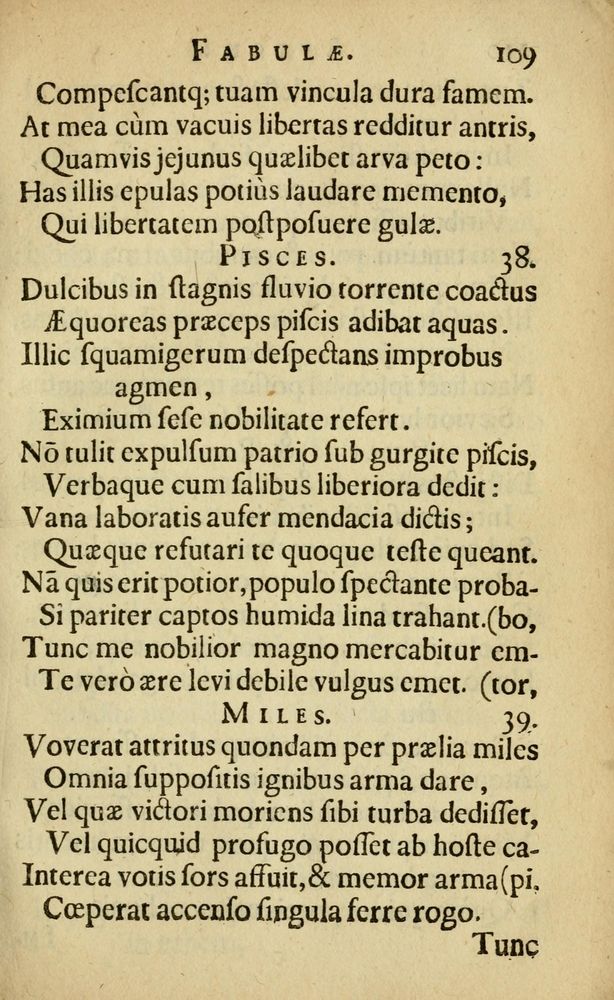 Scan 0113 of Fabulæ Æsopi Graecè & Latinè, nunc denuo selectæ