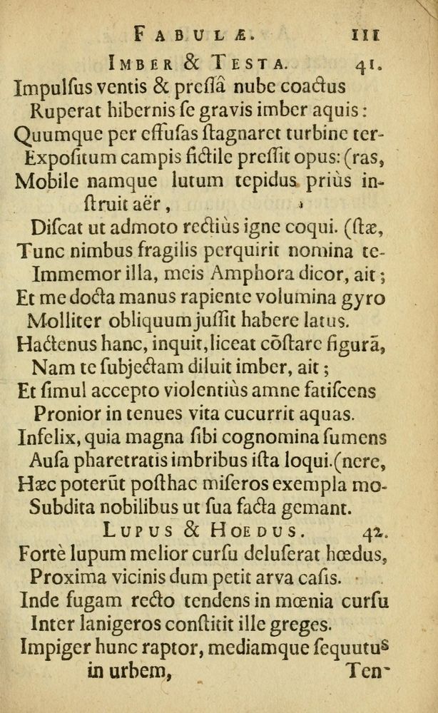 Scan 0115 of Fabulæ Æsopi Graecè & Latinè, nunc denuo selectæ