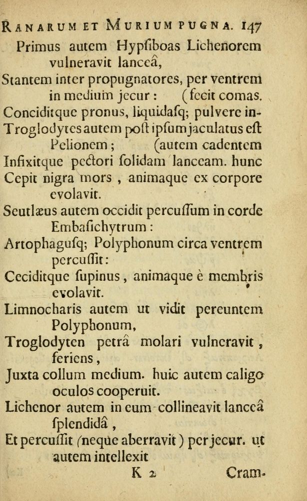 Scan 0151 of Fabulæ Æsopi Graecè & Latinè, nunc denuo selectæ