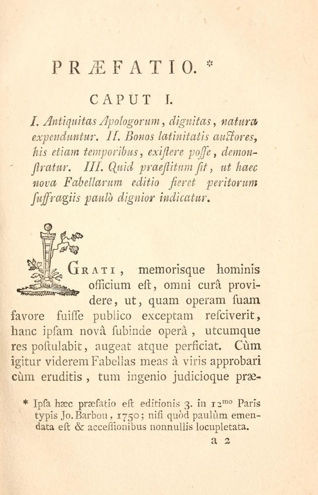 Scan 0011 of Fabulae Aesopiae curis posterioribus omnes fere, emendatae