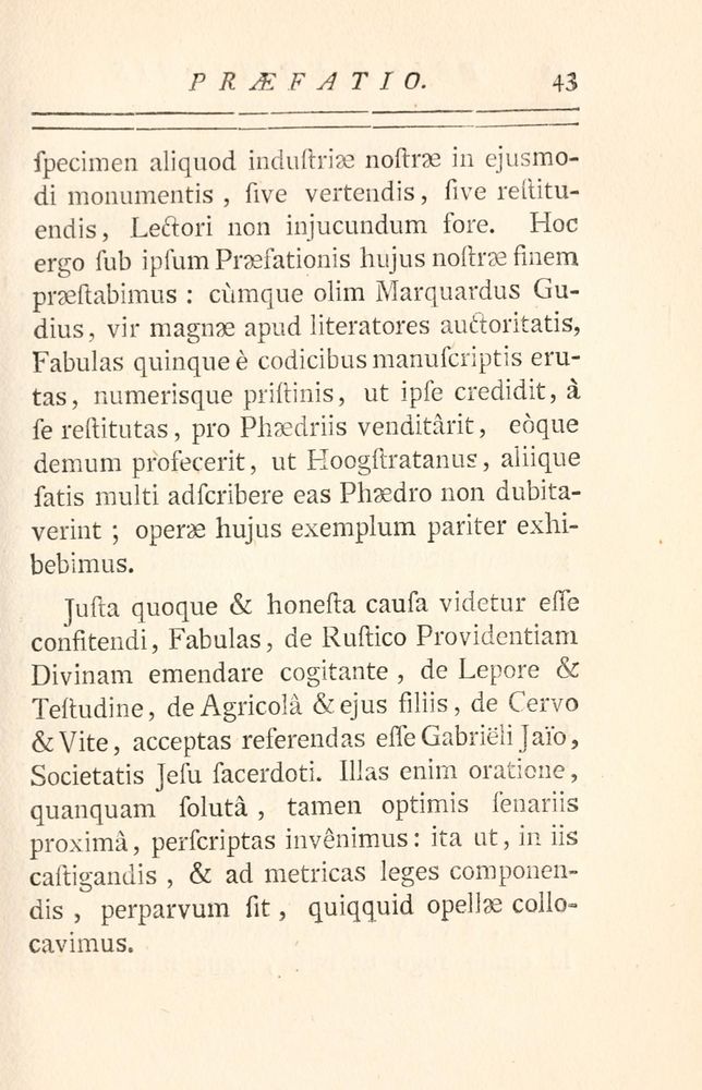 Scan 0051 of Fabulae Aesopiae curis posterioribus omnes fere, emendatae