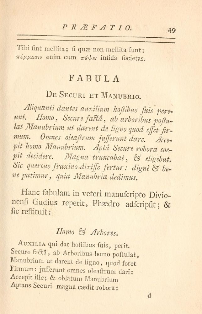 Scan 0057 of Fabulae Aesopiae curis posterioribus omnes fere, emendatae