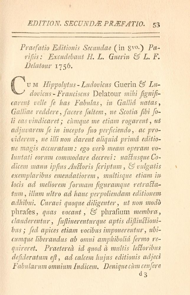 Scan 0061 of Fabulae Aesopiae curis posterioribus omnes fere, emendatae