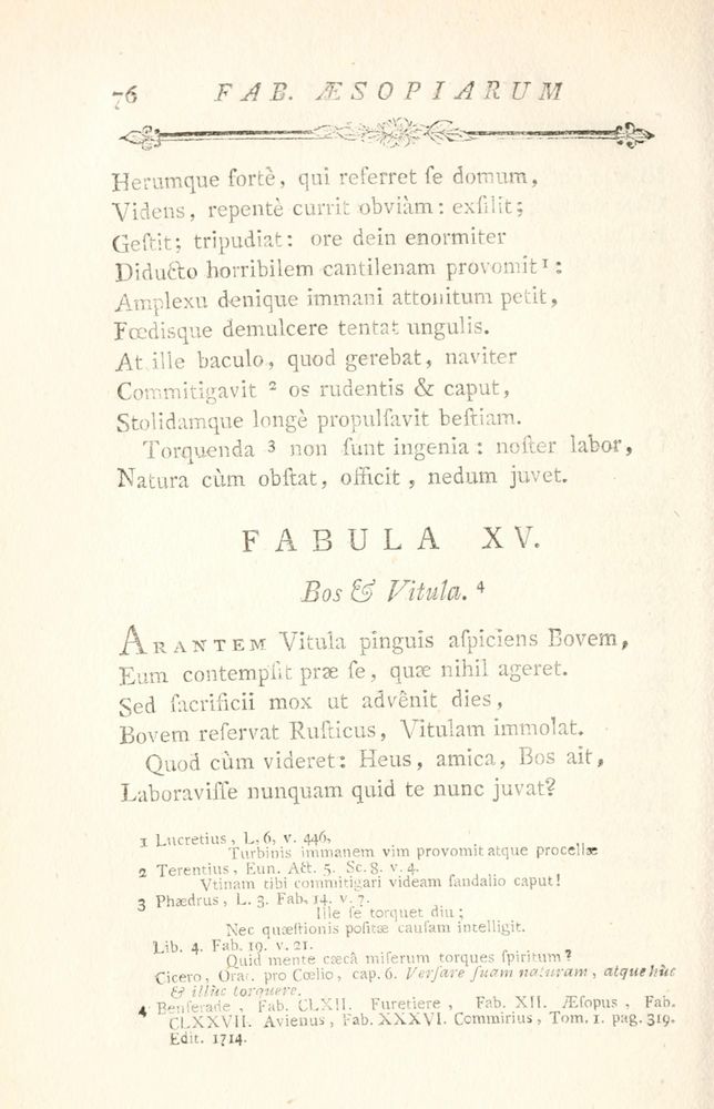Scan 0148 of Fabulae Aesopiae curis posterioribus omnes fere, emendatae