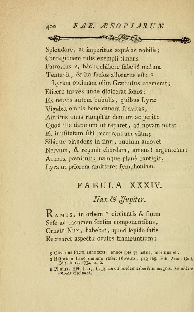 Scan 0126 of Fabulae Aesopiae curis posterioribus omnes fere, emendatae