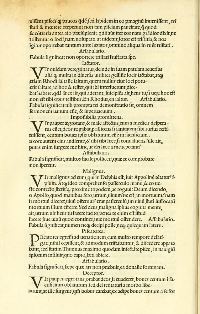 Scan 0060 of Habentur hoc uolumine hæc, uidelicet. Vita, & Fabellæ Aesopi cum interpretatione latina