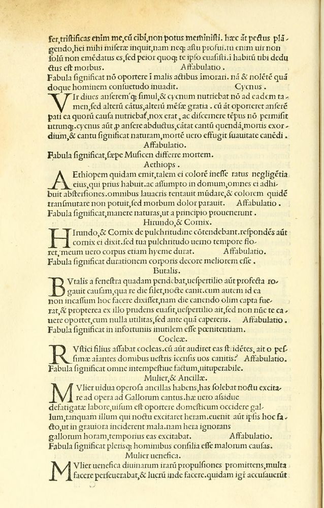Scan 0084 of Habentur hoc uolumine hæc, uidelicet. Vita, & Fabellæ Aesopi cum interpretatione latina