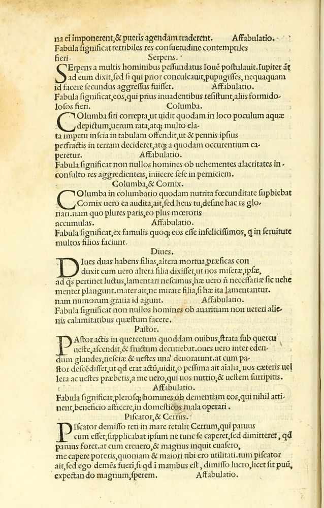 Scan 0102 of Habentur hoc uolumine hæc, uidelicet. Vita, & Fabellæ Aesopi cum interpretatione latina