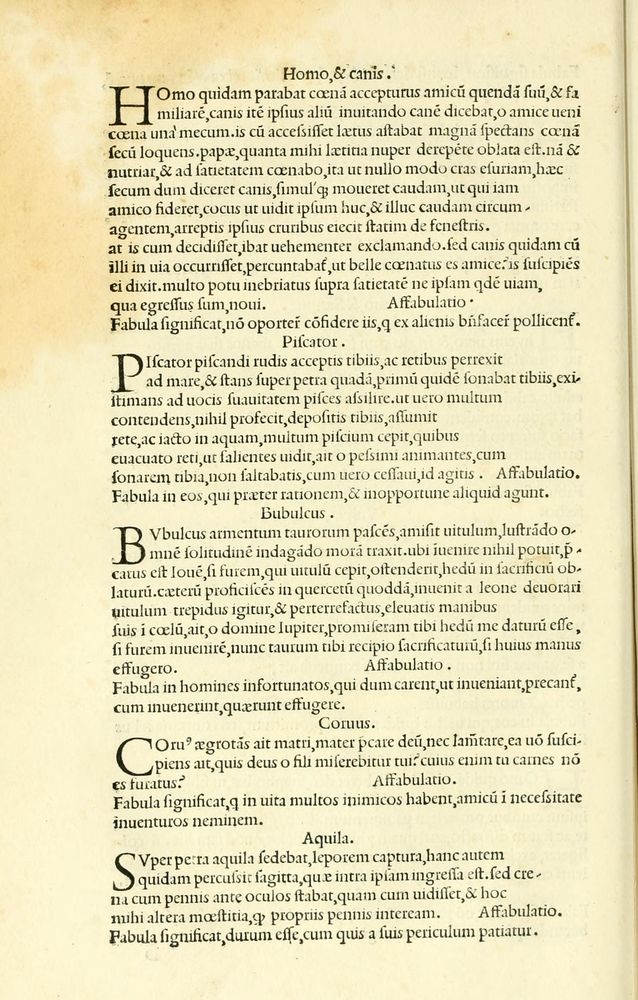 Scan 0106 of Habentur hoc uolumine hæc, uidelicet. Vita, & Fabellæ Aesopi cum interpretatione latina