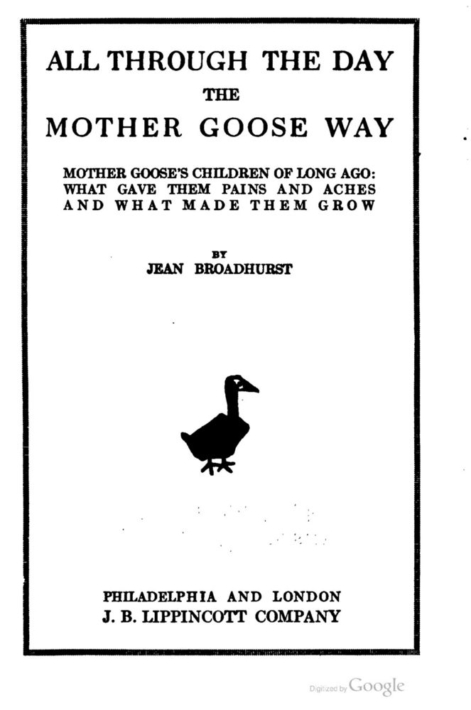Scan 0007 of All through the day the Mother Goose way