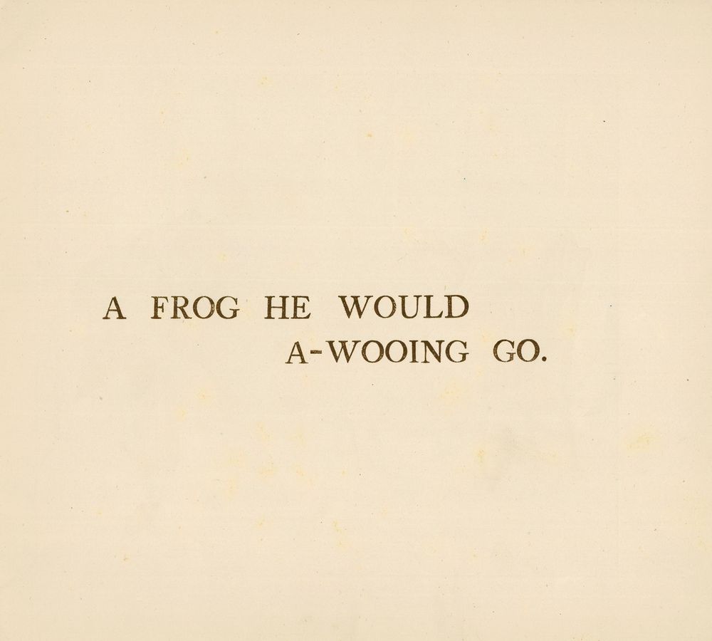 Scan 0003 of Frog he would a-wooing go